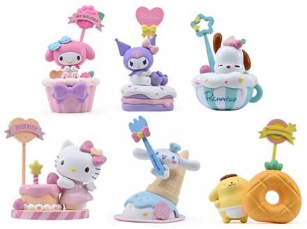 Sanrio Memo Stand Party Time Series Mini Figures Hello Kitty and Friends 5 cm Display (12)