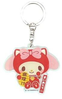 Sanrio My Melody Acrylic Keychain Lucky Cat 1 pc