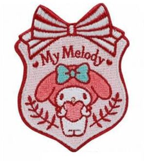 Sanrio My Melody Embroidery Patch 1 pc PINK