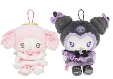 Sanrio My Melody & Kuromi Mascot Charm Keyring Kuromi (15 x 13 x 8cm)