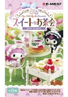 Sanrio My Melody & Kuromi Mini Figure (Afternoon Tea Series) (Blind Box) 1 pc - Random Style