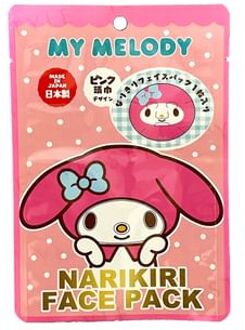 Sanrio My Melody Narikiri Face Pack Pink 1 pc
