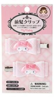 Sanrio My Melody Quilt Ribbon Hair Clip (Set of 2) 6 x 2.5cm