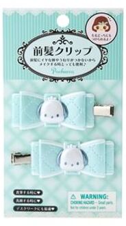 Sanrio Pochacco Quilt Ribbon Hair Clip (Set of 2) 6 x 2.5cm