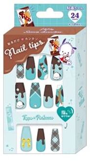Sanrio Pochacco x Lotte Toppo Nail Tip 1 set