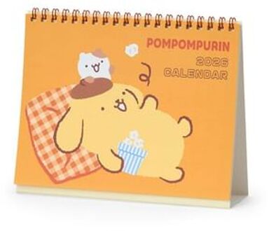 Sanrio Pompompurin Desktop Calendar 2026 19.5×6×16cm