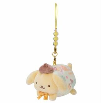 Sanrio Pompompurin Mascot Strap / Keyring (Nagomi Pastel Series) 7.5 x 7.5 x 5.5cm