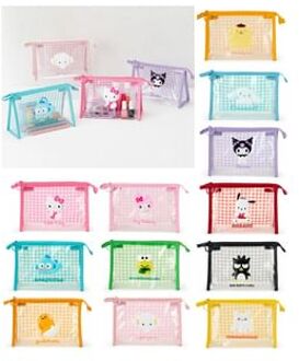 Sanrio Sanrio Characters PVC Transparent Makeup Pouch Gudetama (22 x 10 x 15cm)