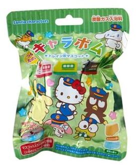 Sanrio Sanrio Characters Train-shaped Mascot Bath Ball 1 pc - Random Style