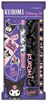 Sanrio Stationery Set 6-Pack Kuromi