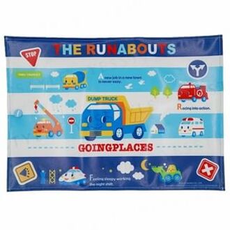 Sanrio The Runabouts Canvas Placemat 1 pc BLUE