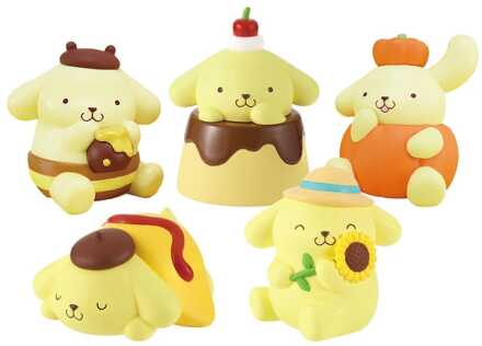 Sanrio Twinchees Mini Figures Pompompurin My Fav Color 5 cm Blind Pack Display (24)