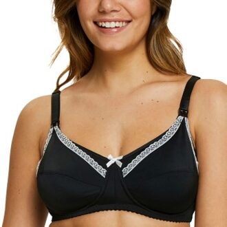 SANS COMPLEXE Caresse Non Wired Nursing Bra Zwart - C 80,C 85,C 90,C 95,D 75,D 80,D 85,D 90,D 95,E 80,E 85,E 90