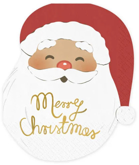 Santa Claus Servetten (20st) Multikleur - Print