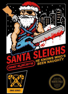 Santa Sleighs - Black Women's T-Shirt - 3XL