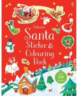Santa Sticker and Colouring Book