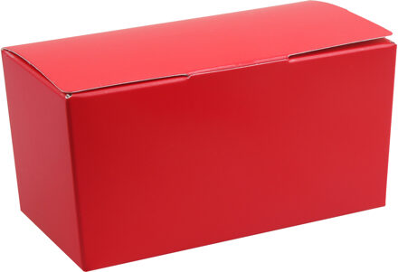 Santex cadeaudoosje/bonbondoosje - 12 x 6 cm - Bruiloft bedankje - 25x stuks - rood - 250 gram - Cadeaudoosjes