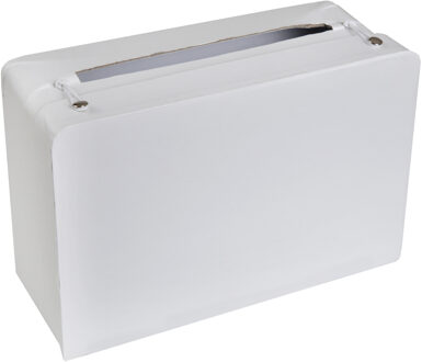 Santex Enveloppendoos koffer vorm - Bruiloft - wit - karton - 24 x 16 cm