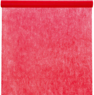 Santex Feest tafelkleed op rol - rood - 120 cm x 10 m - non woven polyester