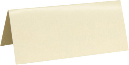 Santex Naamkaartjes/plaatskaartjes - Bruiloft - creme - 10x stuks - 7 x 3 cm