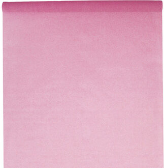 Santex Tafelkleed op rol - 120 cm x 10 m - babyshower/geboorte meisje - roze - polyester