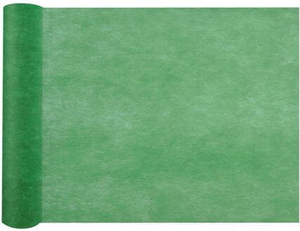 Santex Tafelloper op rol - donkergroen - 30 cm x 10 m - non woven polyester