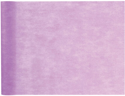 Santex Tafelloper op rol - lila paars - 30 cm x 10 m - non woven polyester