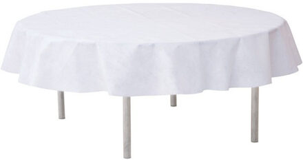 Santex Wit rond tafelkleed/tafellaken 180 cm non woven polypropyleen