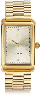 Santina Goud Verguld Horloge Sif Jakobs Jewellery , Yellow , Dames - ONE Size