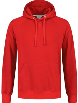Santino Hooded Sweater Rens - stevige werkhoodie van Santino Rood - XS