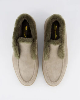 Santoni Dames fortune donna fur bruin Beige - 37