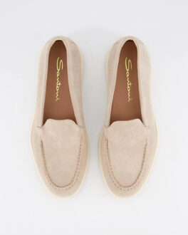 Santoni Dames yalta mocasin - maat 37,5 Beige