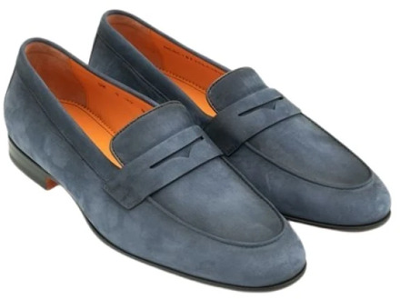 Santoni Shoes Santoni , Blue , Heren - 43 Eu,43 1/2 Eu,41 1/2 Eu,42 1/2 Eu,45 Eu,44 EU