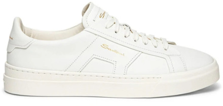 Santoni Witte sneakers Santoni , White , Heren - 41 Eu,41 1/2 EU