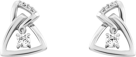 'Santorini' Dames 925 Sterlingen Zilveren Set: Halsketting + Oorbellen + Ring - Zilver SET-7570 - Q