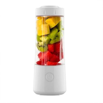 Sap Cup Usb Oplaadbare Draagbare Blender Persoonlijke Grootte Blender Fruit Juicer Cup Voor Sport Kantoor Reizen wit