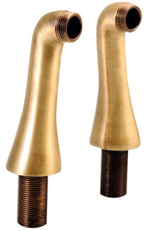 Sapho Bad Mixer Dek Standaarden 2x Sapho Antea 14 cm Brons