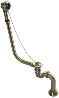 Sapho Badafvoer Retro Inclusief Ketting Plug Sifon Brons tbv Vrijstaand bad Retro Sapho