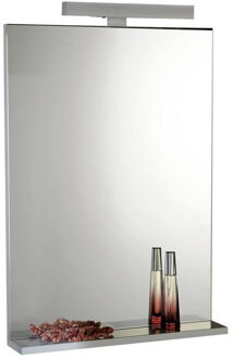 Sapho Badkamerspiegel Sapho Beta 50x70x12 cm met Planchet MDF Exclusief Lamp Aluminium