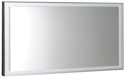 Sapho Badkamerspiegel Sapho Luminar 120.3x55.3 cm LED-Verlichting Frame Chroom