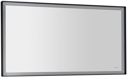 Sapho Badkamerspiegel Sapho Sort Led 120x70 cm LED-Verlichting Frame Mat Zwart