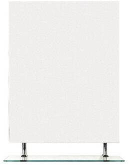 Sapho Badkamerspiegel Sapho Wega 70x80 cm met Planchet Glas Aluminium