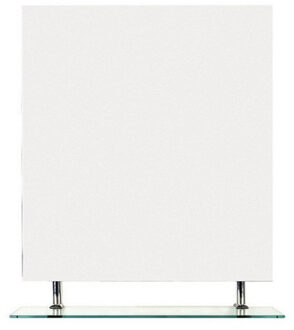 Sapho Badkamerspiegel Sapho Wega 80x80 cm met Planchet Glas Aluminium