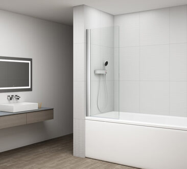 Sapho Badwand Draaibaar Sapho Rota 75 cm