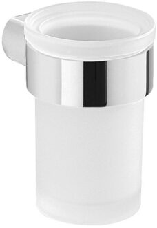 Sapho Bekerhouder Sapho Pirenei Hangend 6.9x10.5 cm Chroom / Satijnglas