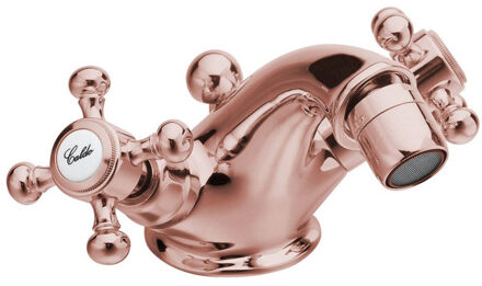 Sapho Bidetmengkraan Sapho Antea 2-knop Gebogen 7.2 cm Rose Goud (incl. clickwaste) rose gold