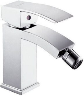 Sapho Bidetmengkraan Sapho Ginko Uitloop Gebogen 1-hendel 17.6 cm Chroom