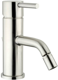 Sapho Bidetmengkraan Sapho Minimal Uitloop Gebogen 1-hendel 15.8 cm RVS