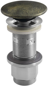 Sapho Clickwaste Sapho 5/4 Beton Plug 10-80mm Mat Goud