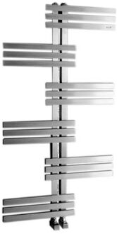 Sapho Designradiator Sapho Rado Recht 60x119 cm 254W Geborsteld RVS Sapho